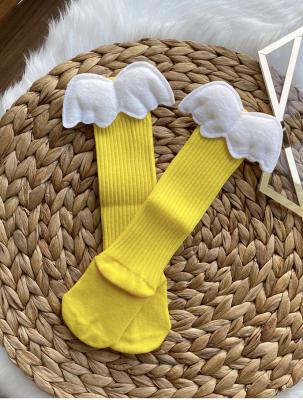 0-3 Yaş Sarı Kanatlı Diz Altı Çorap