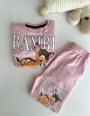 3-7 Yaş Bambi Alt Üst Pijama Takım (fp)